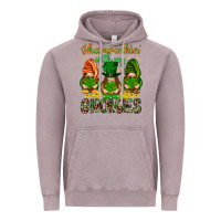 Vintage Zinc shamrockin with my gnomies Vintage Hoodie - NancyCooperArtShop