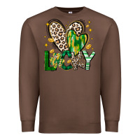 Chestnut Lucky Saint Patricks Day Premium Sweatshirt - CowhideDigitalArt