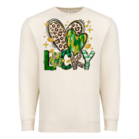 Sandshell Lucky Saint Patricks Day Premium Sweatshirt - CowhideDigitalArt
