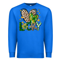 True Royal Lucky Saint Patricks Day Premium Sweatshirt - CowhideDigitalArt
