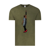 Vintage Olive kyrie irving pointing up Vintage Tee - tuanDangUi