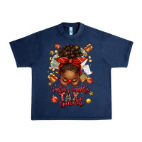Navy santa favorite tax specialist afro messy bun Urban Heavy Tee - texasbilliewilder