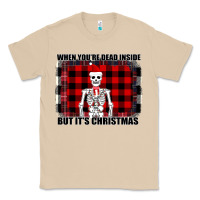 Mushroom When You re Dead Inside But It Christmas Skeleton Classic Tee - Bettercallsaul