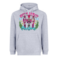 Heather Grey Nuts About Christmas Heavyweight Hoodie - CowhideDigitalArt