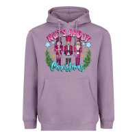 Lavender Nuts About Christmas Heavyweight Hoodie - CowhideDigitalArt