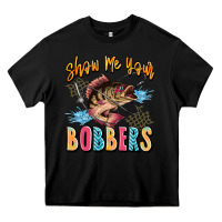 Black show me your bobbers Heavy Core Tee - JahusDesignShop