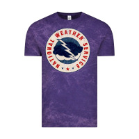 Cloud Purple national weather service nws Vintage Tee - tuanDangUi
