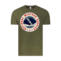 Vintage Olive national weather service nws Vintage Tee - tuanDangUi