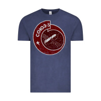 Vintage Denim soyuz 3 space program Vintage Tee - tuanDangUi