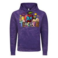 Cloud Purple a teacher Vintage Hoodie - NancyCooperArtShop