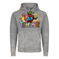 Cloud Rock a teacher Vintage Hoodie - NancyCooperArtShop