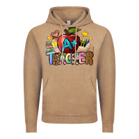 Vintage Coffee a teacher Vintage Hoodie - NancyCooperArtShop