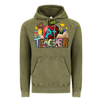 Vintage Olive a teacher Vintage Hoodie - NancyCooperArtShop