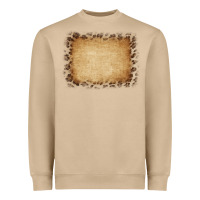 Mushroom Buralp and Leopard Heavyweight Sweatshirt - CowCowDesign