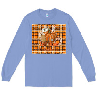 Colony Blue fall vibes and that nurse life Long Sleeve Tee - TumblerDesignByShophia