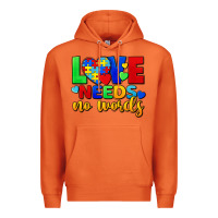Carrot love needs no words Premium Hoodie - FaDigitalArtStudio