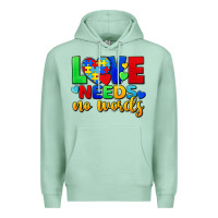 Seafoam love needs no words Premium Hoodie - FaDigitalArtStudio