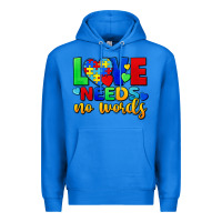 True Royal love needs no words Premium Hoodie - FaDigitalArtStudio