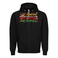 Black baking christmas memories Zipper Hoodie - FaDigitalArtStudio