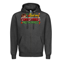 Charcoal Heather baking christmas memories Zipper Hoodie - FaDigitalArtStudio