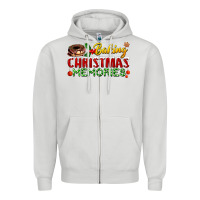Dove Grey baking christmas memories Zipper Hoodie - FaDigitalArtStudio