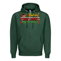 Sports Green baking christmas memories Zipper Hoodie - FaDigitalArtStudio