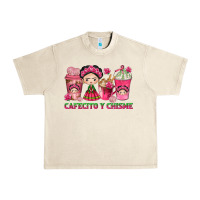 Sandshell cafecito y chisme with coffee cups Urban Heavy Tee - texasbilliewilder