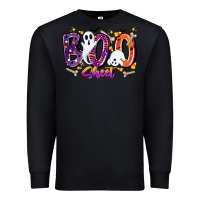 Black boo sheet Premium Sweatshirt - CowhideDigitalArt