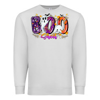 Dove Grey boo sheet Premium Sweatshirt - CowhideDigitalArt