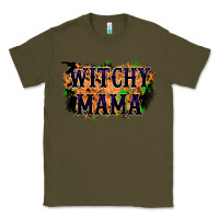 Army Green witchy mama Classic Tee - RacoonDesign