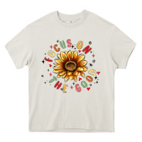 Cream focus on the good Heavy Core Tee - MaliasSmallBusiness