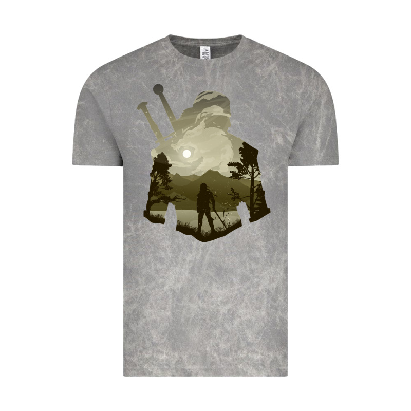 The Witcher Geralt Hero Sword Companion Minima List Illusion Art Vintage Tee by tuanDangUi | Teevron