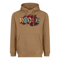 Toasted Coconut Rodeo Christmas Heavyweight Hoodie - CowhideDigitalArt
