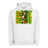 Pigment Lunar Rock st patricks cow and coin wıth clovers and leopard brushstrokes Urban Hoodie - Artiststas