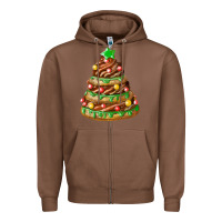Chestnut chocolate christmas cookie cake Zipper Hoodie - FaDigitalArtStudio