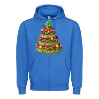 True Royal chocolate christmas cookie cake Zipper Hoodie - FaDigitalArtStudio