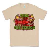 Mushroom mardi gras this the season crawfish fleur de lis Classic Tee - RanaPortraitStore