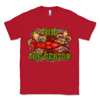 Red mardi gras this the season crawfish fleur de lis Classic Tee - RanaPortraitStore