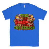 True Royal mardi gras this the season crawfish fleur de lis Classic Tee - RanaPortraitStore