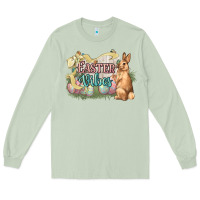 Matcha Easter vibes Easter Day Long Sleeve Tee - HowdyJamesFarm