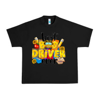 Black best bus driver ever Urban Heavy Tee - NancyCooperArtShop