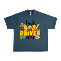 Midnight Navy best bus driver ever Urban Heavy Tee - NancyCooperArtShop