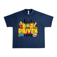 Navy best bus driver ever Urban Heavy Tee - NancyCooperArtShop