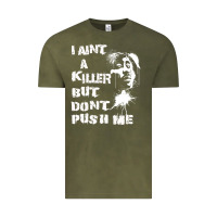 Vintage Olive i aint a killer but dont push me Vintage Tee - tuanDangUi