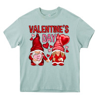 Arona valentines day with gnomies Heavy Core Tee - NancyCooperArtShop