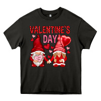 Asphalt valentines day with gnomies Heavy Core Tee - NancyCooperArtShop