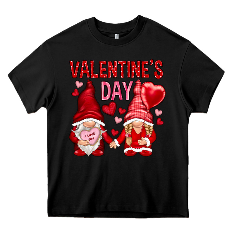 Valentines Day With Gnomies Heavy Core Tee by NancyCooperArtShop | Teevron
