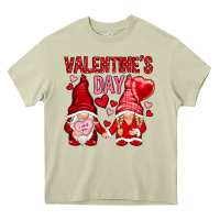 Mossy valentines day with gnomies Heavy Core Tee - NancyCooperArtShop