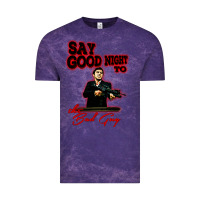 Cloud Purple say good night to the bad guy Vintage Tee - tuanDangUi