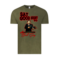 Vintage Olive say good night to the bad guy Vintage Tee - tuanDangUi
